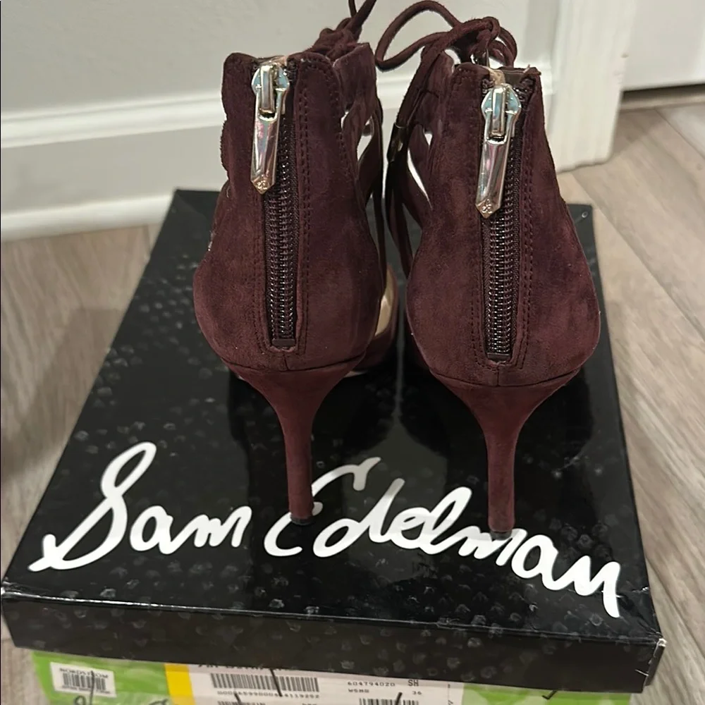 Sam Edelman Stiletto Heels with Lace-Up Design - Picture 4 of 5